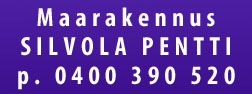 Maarakennus Silvola Pentti logo